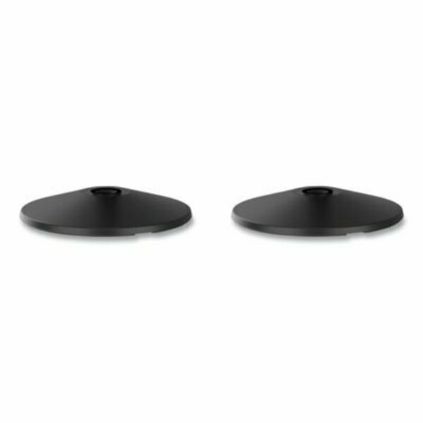 Tatco Products Tatco, ADJUSTA-TAPE CROWD CONTROL BASE ONLY, STEEL, 14in DEEP, BLACK, 2PK 11711